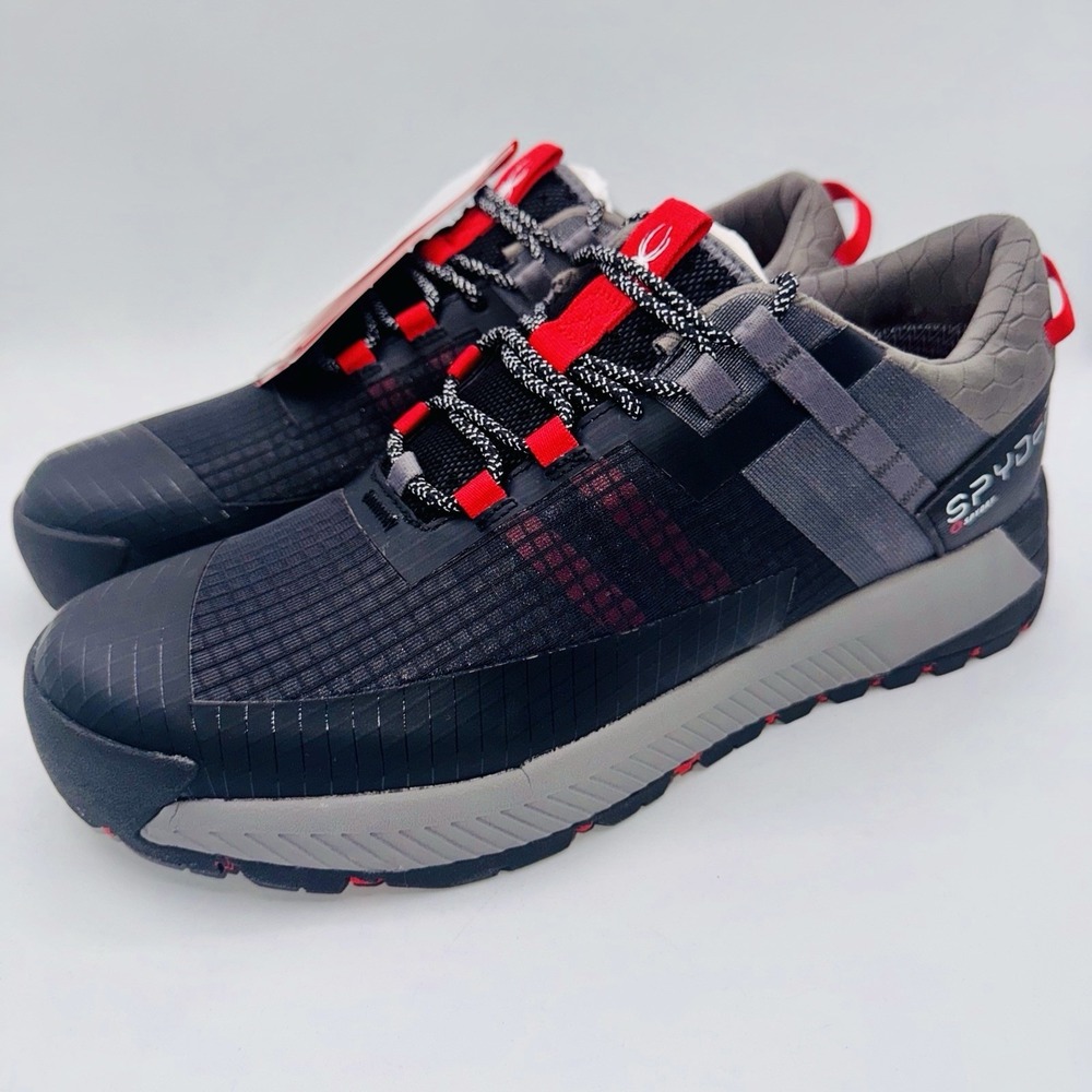 Spyder Blackburn Sneakers Men's Size 12 Black Gray Red